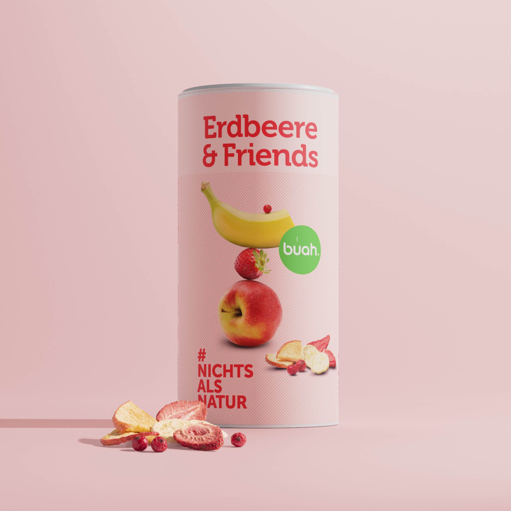 Lattina di buah Strawberry & Friends