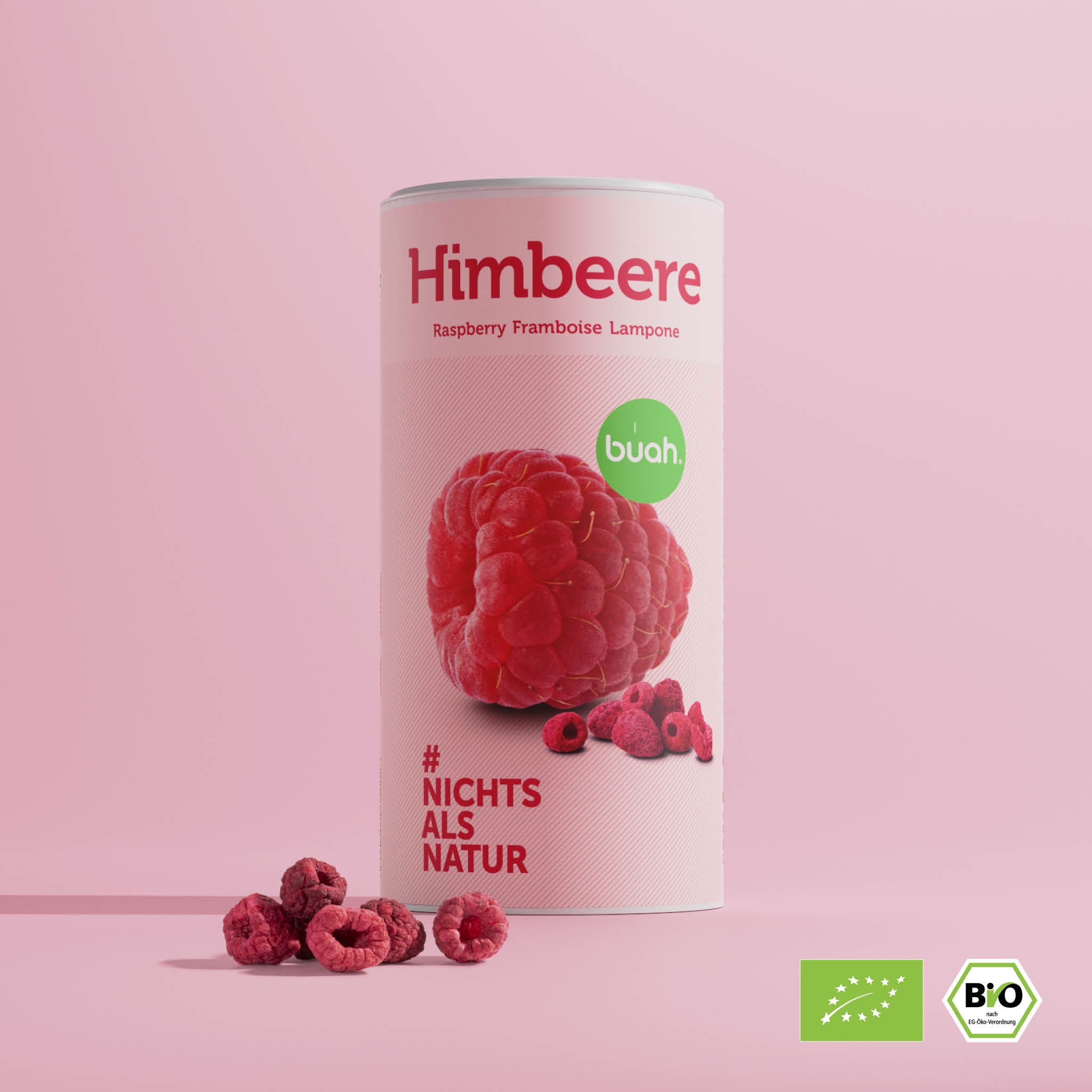 buah Dose gefriergetrocknete Himbeeren
