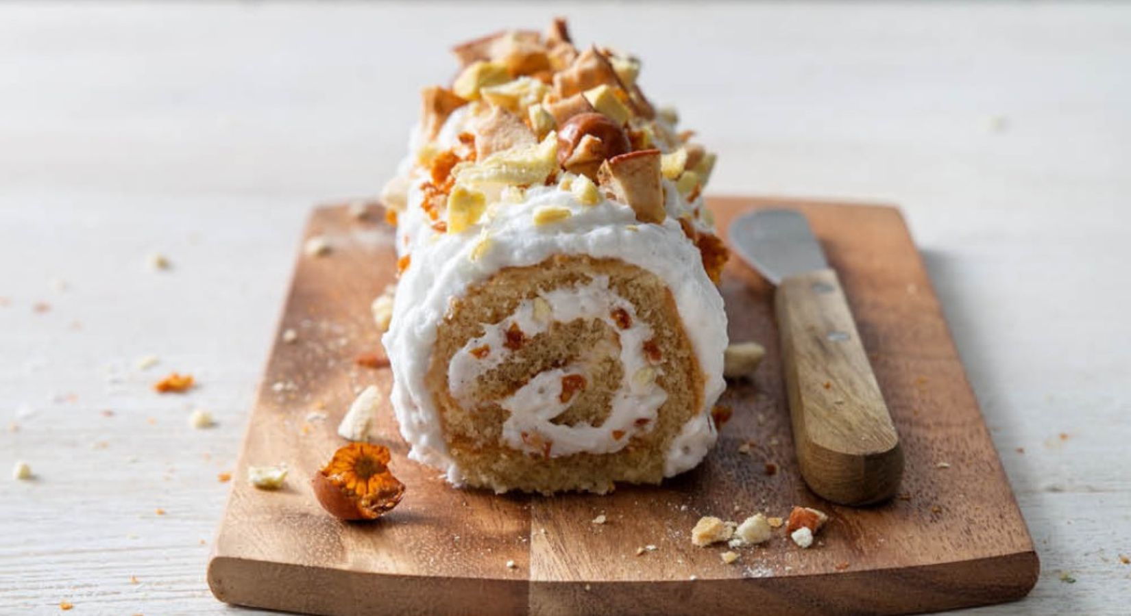 Fruchtige Biskuitrolle