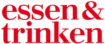 logo der essen & trinken als Schriftzug in Rot auf weissem Hintergrund 