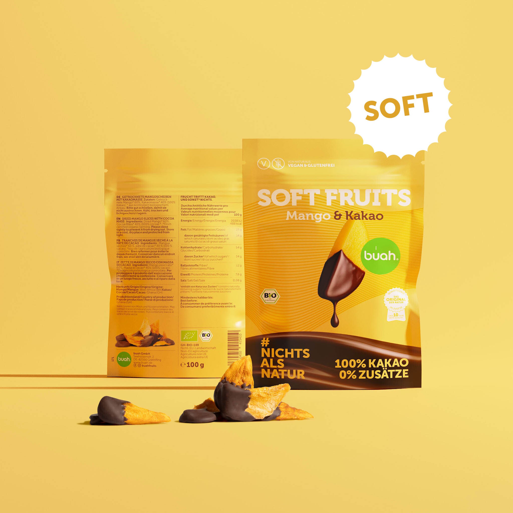 Soft Fruits Mango Bio & Cacao